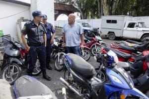 Continúan los secuestros de motos en operativos de tránsito 